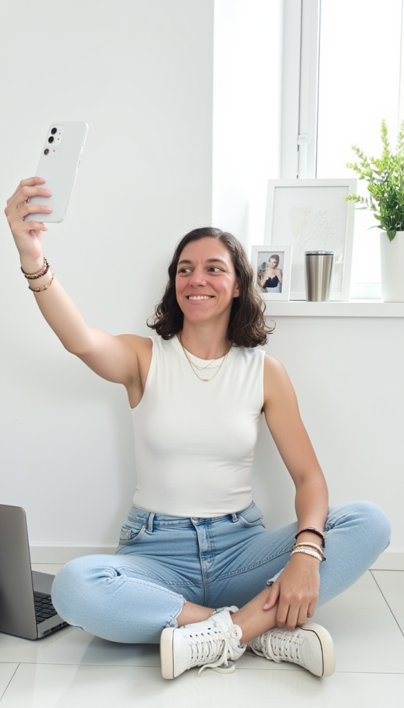 a_young_woman_is_seated_on_the_floor_in_a_relaxed_and_dynamic_pose_with_her_legs_crossed_smiling_jo_q87eb1wts9sjrrt76c62_3